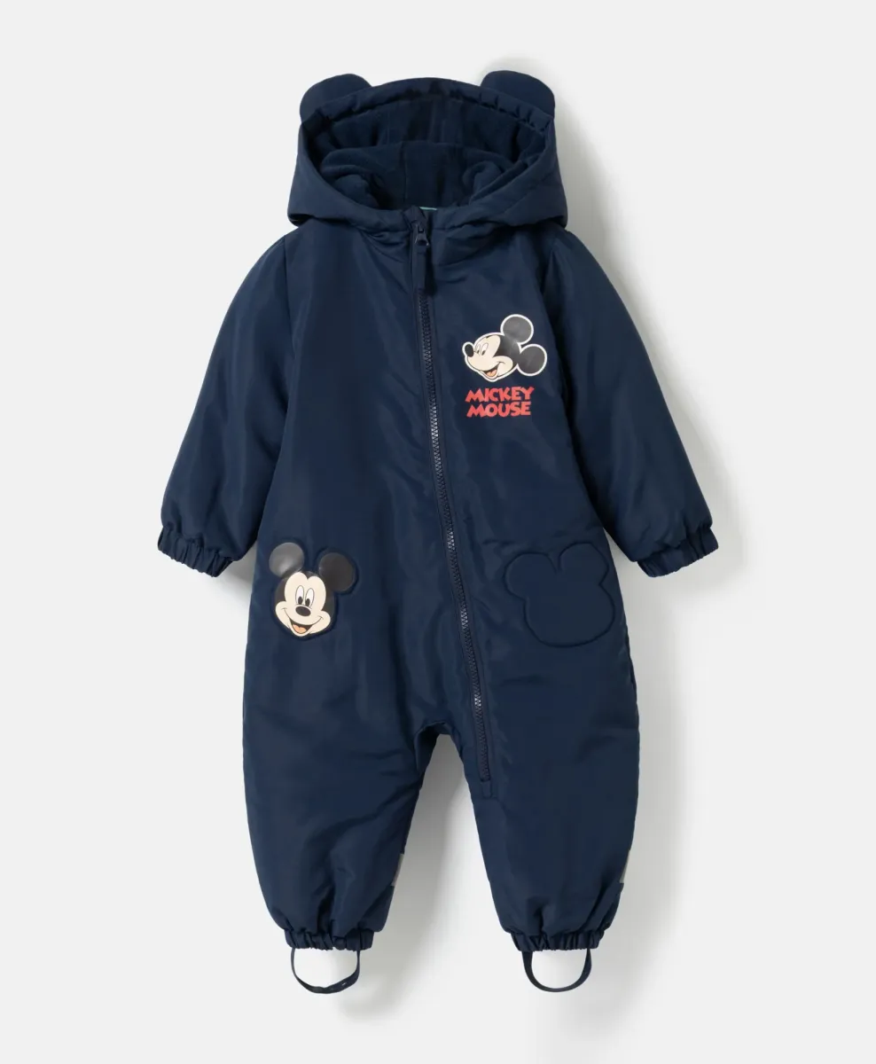 Tamnoplavi kombinezon Mickey Mouse s ušima za bebe dječake