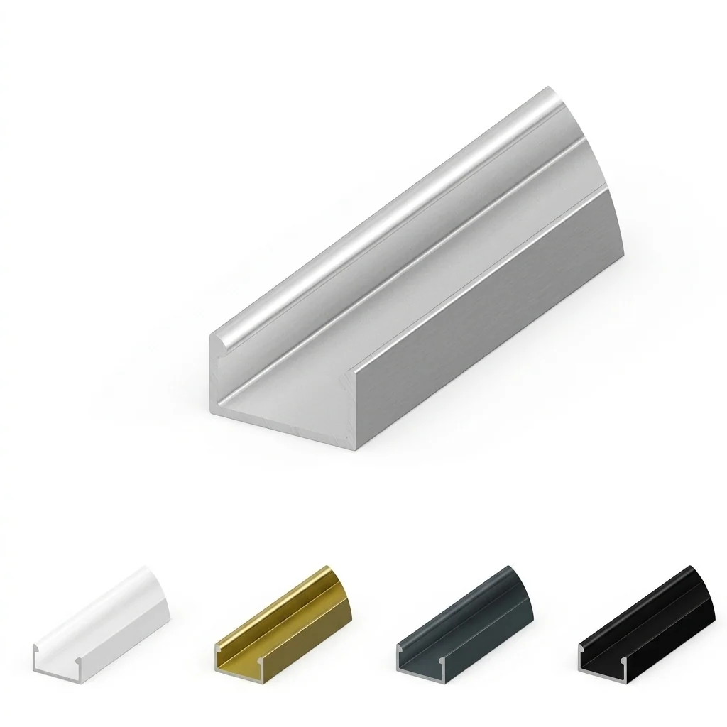 LED profil nadgradni P4-1, 15×7x2000 mm