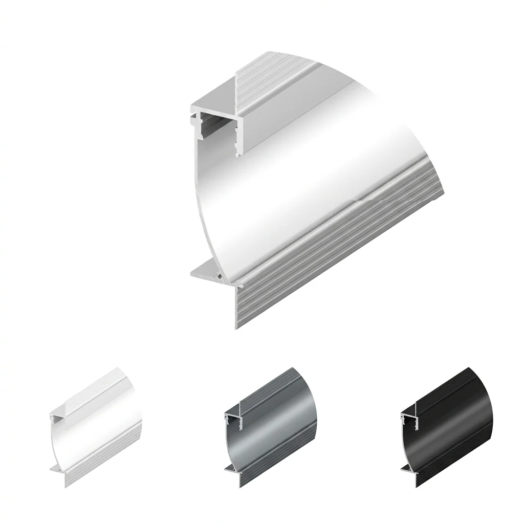 LED profil P26-3, 90×18x2000 mm